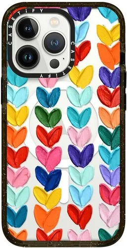 Miniatura 90 de CASETiFY Impact - Funda para iPhone 13 [protección contra caídas de 6.6 pies/compatible con Magsafe] Black Kingsnake, color negro transparente