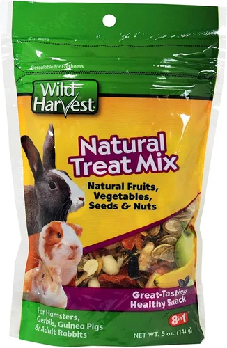 Miniatura 7 de Wild Harvest Comida y Golosinas Comestibles Únicas para Cobayas, Hámsters, Jerbos y Conejos Adultos, Donuts Glaseados, 0.14 libras, 2.2 Onzas