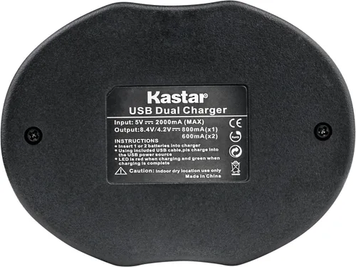 Miniatura 3 de Kastar Batería (X2) y cargador USB dual para Canon NB-6L y PowerShot SX710 HS SX530 HS SX520 HS SX510 HS SX500 IS SX700SX280 SX260 SX170 SD1300