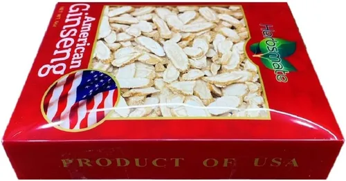 Miniatura 3 de Rebanada de ginseng americano de grado A seleccionada a mano, tamaño pequeño (caja de 4 onzas)