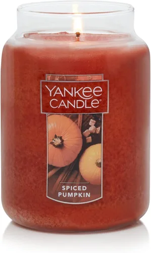 Miniatura 2 de Yankee Candle - Vela perfumada en tarro grande de 22 onzas, clásica, de solo una mecha, más de 110 horas de combustión, para aromaterapia, otoño e