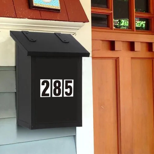 Miniatura 4 de Números adhesivos de 1.5 pulgadas para buzón, números de casa, adhesivo reflectante de números, calcomanías de buzón, número de dirección