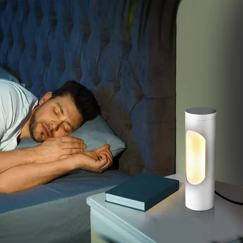 Miniatura 7 de LEDIARY Lámpara kosher, lámpara de lectura para shabbos, lámparas de mesa blancas y luz nocturna para sala de estar, dormitorio, bombilla T10