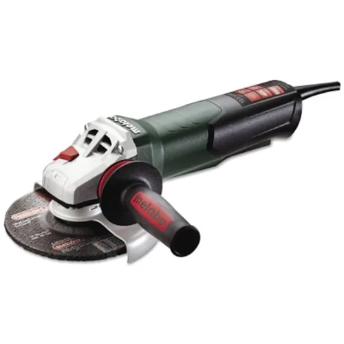 Metabo WEP15-150Q Amoladoras angulares, 13.5 A, 9,600 RPM, interruptor de paleta, sin bloqueo, 6"