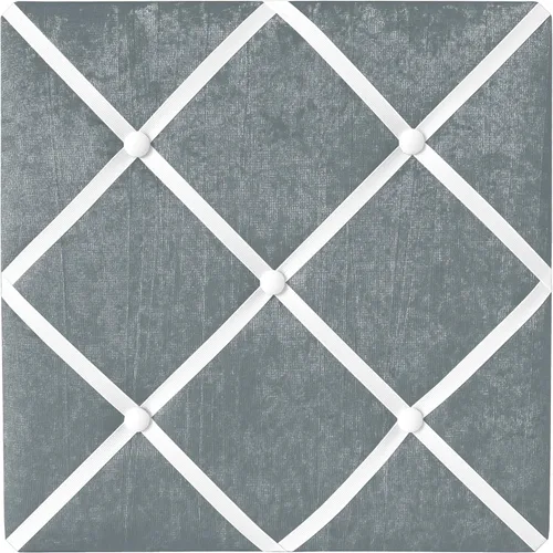 Sweet Jojo Designs Tablero de Anuncios de Fotos con Memoria de Tela Gris - Terciopelo Arrugado Aplastado Plateado Gris Claro Sólido Lujoso Elegante