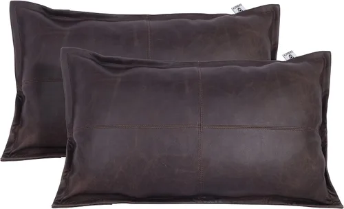Miniatura 17 de Funda de almohada rectangular de piel de cordero – Funda de cojín para sofá – Fundas decorativas para sala de estar y dormitorio, caja negra