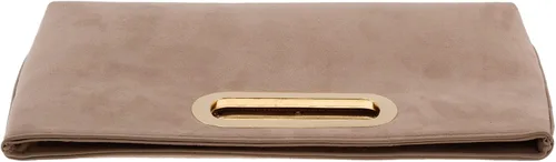 Miniatura 3 de Embrague de gamuza sintética con asa superior