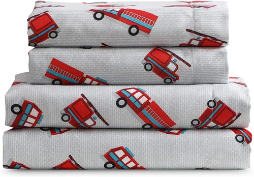 Miniatura 18 de Kute Kids - Juego de sábanas supersuave, fabricado con diseños y personajes especiales, incluye funda(s) para almohada; en tamaño Twin, Full y Queen