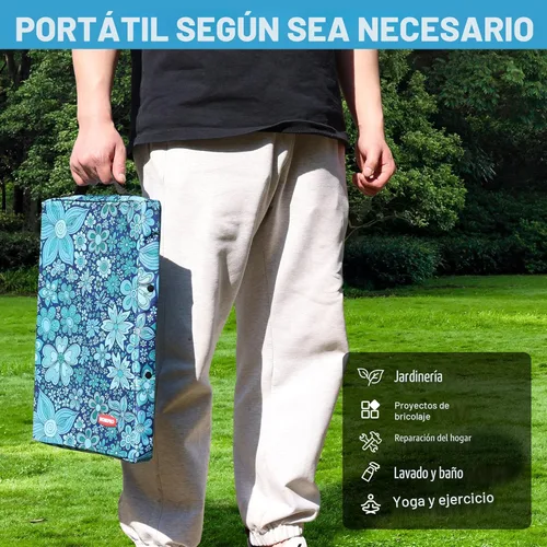 Miniatura 9 de WORKPRO Almohadilla para arrodillarse de 17" con cubierta removible, acolchado de almohadilla suave para la rodilla, almohadilla grande de espuma