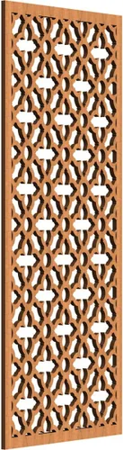 Miniatura 80 de Madison Paneles de pared decorativos de madera con calado, 9 3/8 pulgadas de ancho x 24 3/8 pulgadas de alto x 3/8 de alto, roble rojo rojo (Red Oak)