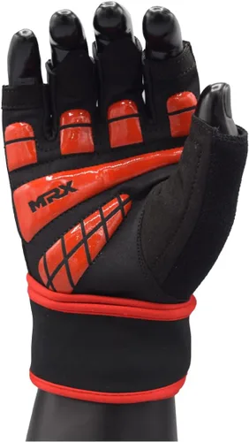 Miniatura 4 de MRX - Guantes de levantamiento de pesas para hombres, guantes de entrenamiento para hombre, guantes de levantamiento de muñeca, guantes de gimnasio