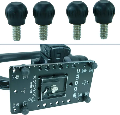 Miniatura 9 de Cam Caddie Placa de queso ultra plana de ángulo bajo POD/trípode para cámaras DSLR, sin espejo y de acción
