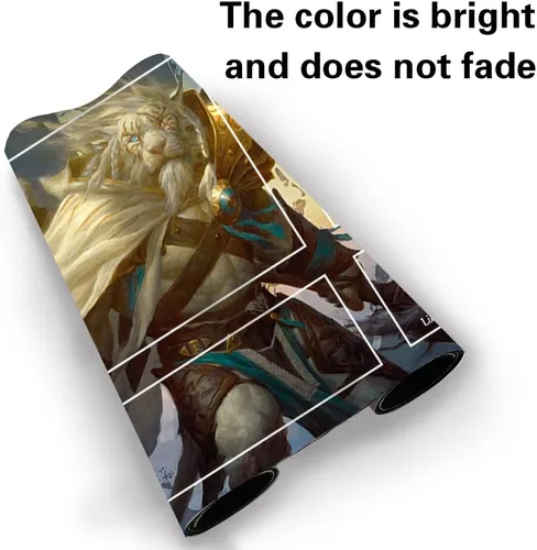 Miniatura 3 de Juego de mesa MTG Playmat Games Tamaño 60X35 cm CCG Compatible para TCG RPG CCG Play Mats (Ajani Steadfast-Zone)