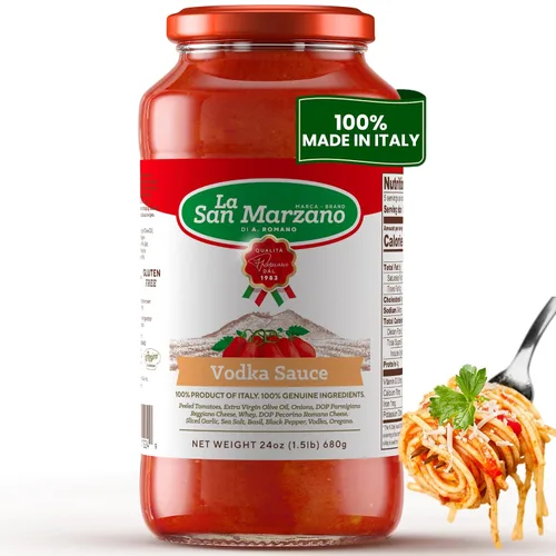 Miniatura 20 de La San Marzano Salsa Marinara, 24 onzas, salsa para pasta hecha en Italia, tomate multiusos de calidad premium, todo natural, dieta mediterránea