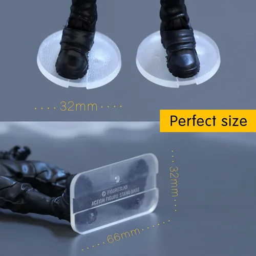 Miniatura 3 de Soporte de exhibición de figuras de acción de 28 piezas de 6 pulgadas con clavija, base para soportes de figuras de acción, compatible con series