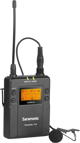 Miniatura 6 de Saramonic UWMIC9 sistema de micrófono inalámbrico de 96 canales, UHF digital