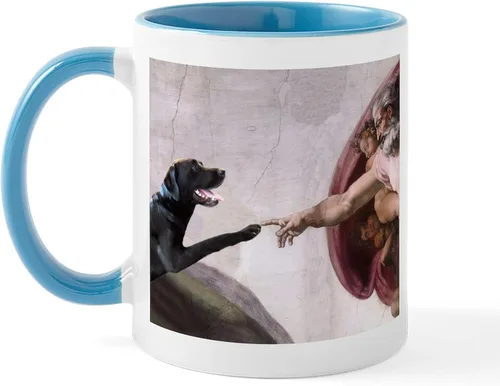 Miniatura 18 de CafePress Black Lab Mug Taza de café de cerámica de 11 oz (11.0 fl oz)