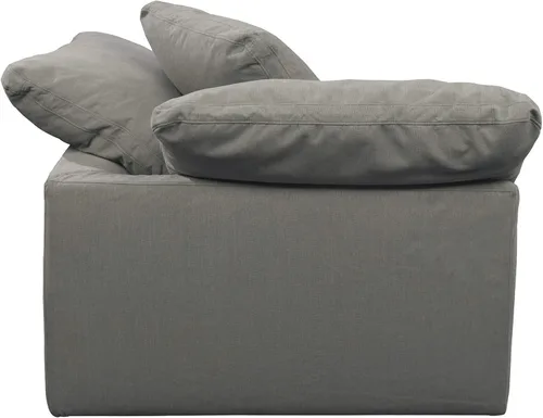 Miniatura 3 de Sunset Trading Cloud Puff - Funda modular para sofá modular de rendimiento, color gris