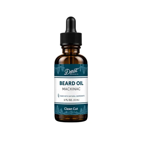 Miniatura 21 de Detroit Grooming Co. Aceite para barba Fórmula hidratante y nutritiva con vitamina E Cereza y tabaco • Traverse City (1 oz)