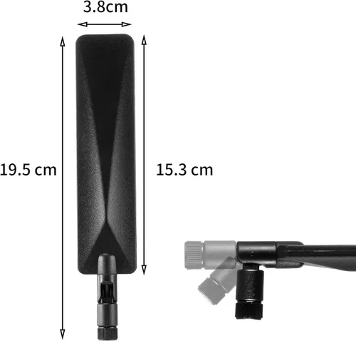 Miniatura 3 de 9dBi RP-SMA macho 4G LTE Cámara celular Trail Antena de largo alcance compatible con Spypoint Tactacam Stealth Cam y más cámara de rastro celular
