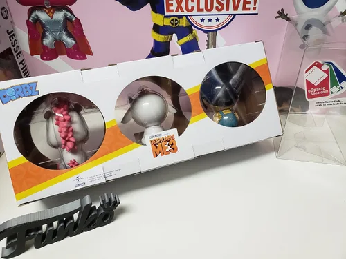 Miniatura 5 de Funko Dorbz: Despicable Me 3 - Figura de vinilo de 3 pulgadas, esponjosa, Agnes y Lucky