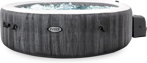 Miniatura 10 de INTEX 28439EP PureSpa Greywood Deluxe - Juego de spa inflable: incluye cubierta de eficiencia energética - Aplicación de control de spa - Panel