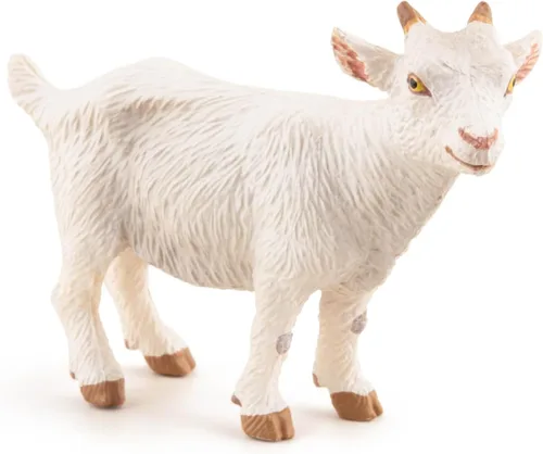 Miniatura 8 de Papo - Figura realista de cabra blanca - A partir de 3 años - Colección Farm Life - Animales educativos de granja - Juguete de idea de regalo