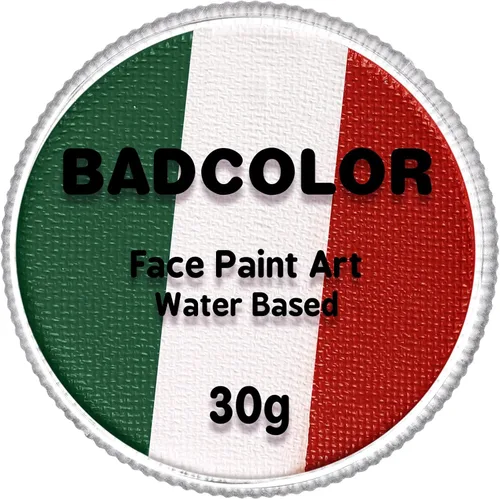 Miniatura 24 de Pintura corporal y facial UV neón naranja (30g/1oz), kit de pintura corporal completa a base de agua, reactiva a la luz negra, fluorescente