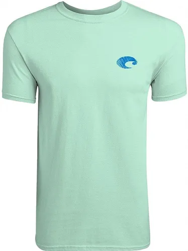 Miniatura 7 de Costa Del Mar Mossy Oak Coastal - Camiseta de manga corta con cuello redondo para hombre