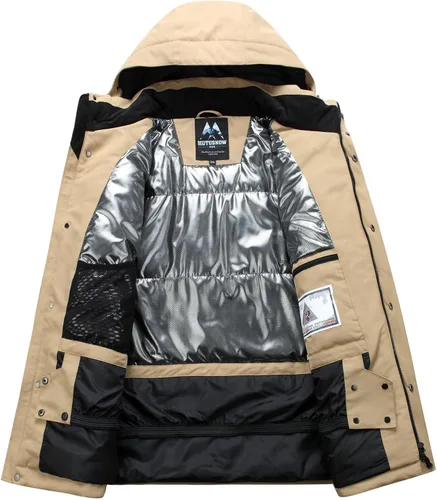 Miniatura 4 de Conjunto de chaqueta y pantalones de esquí para hombre, traje de nieve impermeable, traje de nieve resistente al viento, traje de esquí de invierno