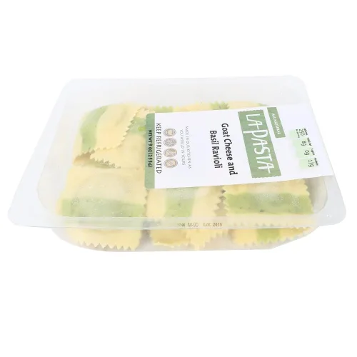 Miniatura 4 de Ravioles de queso de cabra y albahaca La Pasta (caja de 8)