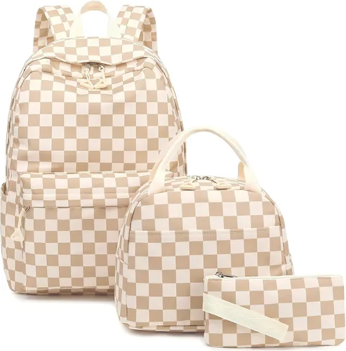 Miniatura 67 de Bluboon Juego de mochila para adolescentes, mochila escolar para niñas, lonchera y lápices, bolsas para estudiantes, 3 en 1, rosa-3 juegos, Escuela