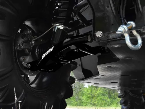 Miniatura 5 de SuperATV Brazos A traseros inferiores de alta holgura para Can-Am Defender/Max (2016-2019) - Negro