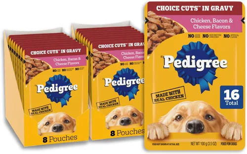 Miniatura 17 de Pedigree Choice Cuts in Gravy - Alimento húmedo para perros adultos, paquete variado de 30 unidades con sabor a carne, bolsas de 3.5 onzas