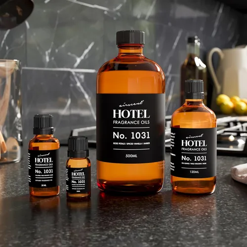 Miniatura 3 de AirScent Aceite Difusor de Hotel No. 1031 - Pétalos de Rosa Vainilla Especiada Ámbar - Duplicado de Aroma de Hotel - Aceite de Fragancia Premium