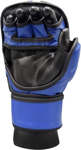 Miniatura 5 de MMA Sparring Pro - Guantes con palma ventilada abierta, guantes de artes marciales adecuados para hombres y mujeres, lucha contra jaula de kara