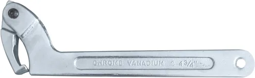 HFS (R C Llave de Gancho Herramienta Cromo Vanadio Acero Ajustable - 2.008-4.764 in 2-4-3/4"