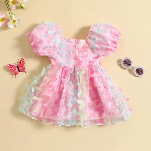 Miniatura 3 de Disfraz de Halloween para bebé, disfraz de hada, sin mangas, tutú de princesa, alas pequeñas, traje de mariposa, fiesta de cumpleaños