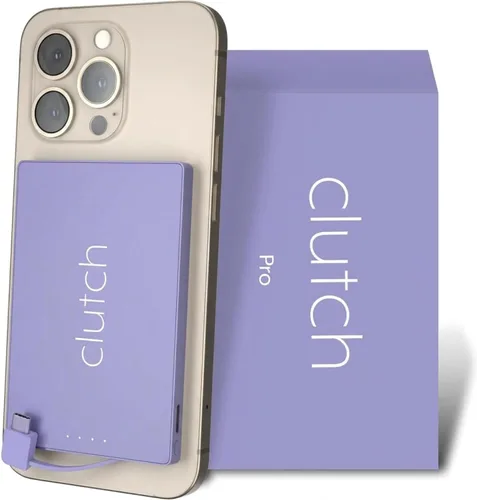 Miniatura 16 de Clutch - Cargador portátil Pro USB-C - Compatible con iPhone 15, 16, 17 y dispositivos Android - Batería magnética de banco de energía - Aprobado