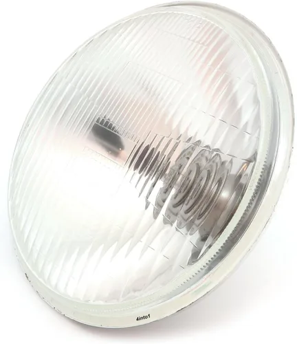 4into1 6.5 "6 1/2 pulgadas H4 halógeno faro redondo cristal transparente 60/55 bajo/alto haz retro stock motocicleta vintage Cafe Racer Bobber