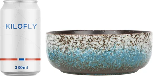 Miniatura 7 de kilolfy Happy Bonsai Pot - Maceta de cerámica esmaltada de 6.5 pulgadas para suculentas