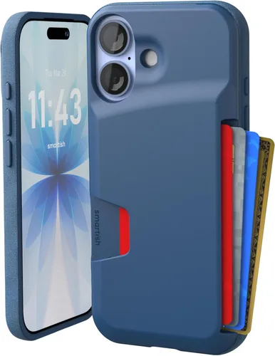 Miniatura 88 de Smartish - Funda tipo cartera para iPhone 11, diseño de cartera volumen 1 [delgada + protectora] con tarjetero - probada para caídas con ranura