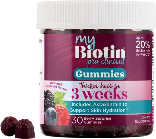 Miniatura 10 de Purity Products MyBiotin ProClinical – Cabello más grueso a partir de 3 semanas y combate las arrugas – Matriz de biotina y vitamina B7 patentada