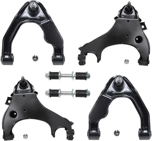 Miniatura 338 de Detroit Axle - Kit de extremo delantero para Chrysler 300 Dodge Charge Challenger 2011-2023, 2 brazos de control inferiores traseros 2 rótulas