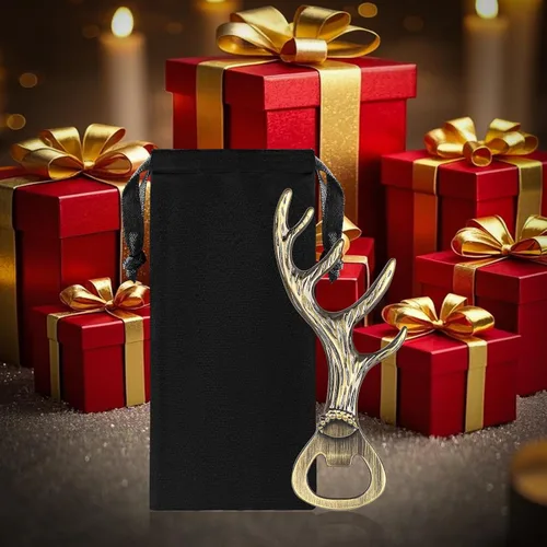 Miniatura 2 de Abrebotellas de astas de ciervo, regalos de ciervo para cazadores, regalos de Navidad y para el Día del Padre, regalos únicos de ciervo para hombres