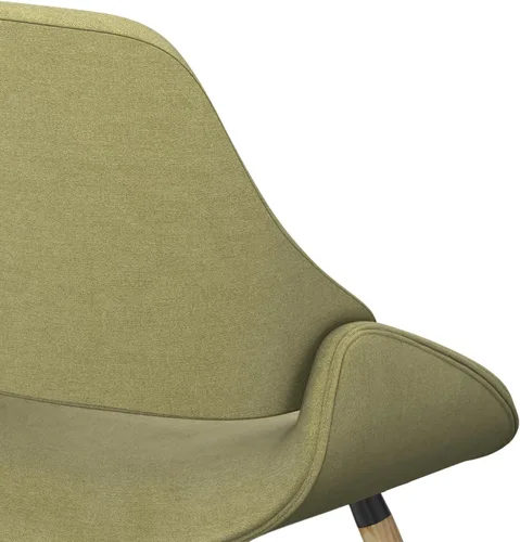 Miniatura 10 de SIMPLIHOME Malden - Sillas de comedor – Silla de cocina tapizada con marco de madera curvada y tela tejida en verde ácido, asiento de comedor