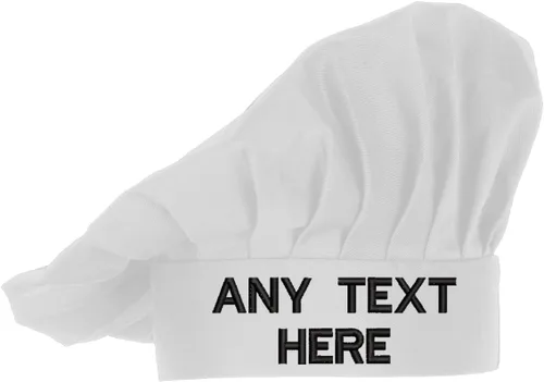 Miniatura 10 de Sombrero de chef personalizado - Nombre personalizado - Color - Fuente - Hilo