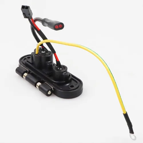 Miniatura 2 de Base de carga eléctrica de scooter Puerto de carga para Segway Ninebot Max G30 E-Scooter, puerto de carga a prueba de polvo conjunto de puerto