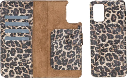 Miniatura 101 de Venito Florence - Funda de piel compatible con Samsung Galaxy S9, extra segura con bloqueo RFID, cartera desmontable para teléfono (gris decolorado)