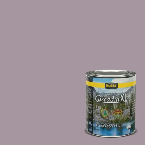 Miniatura 68 de Rodda Paint CASCADIA XL - Pintura e imprimación satinada para exteriores en uno, cuarto de galón, blanco abstracto